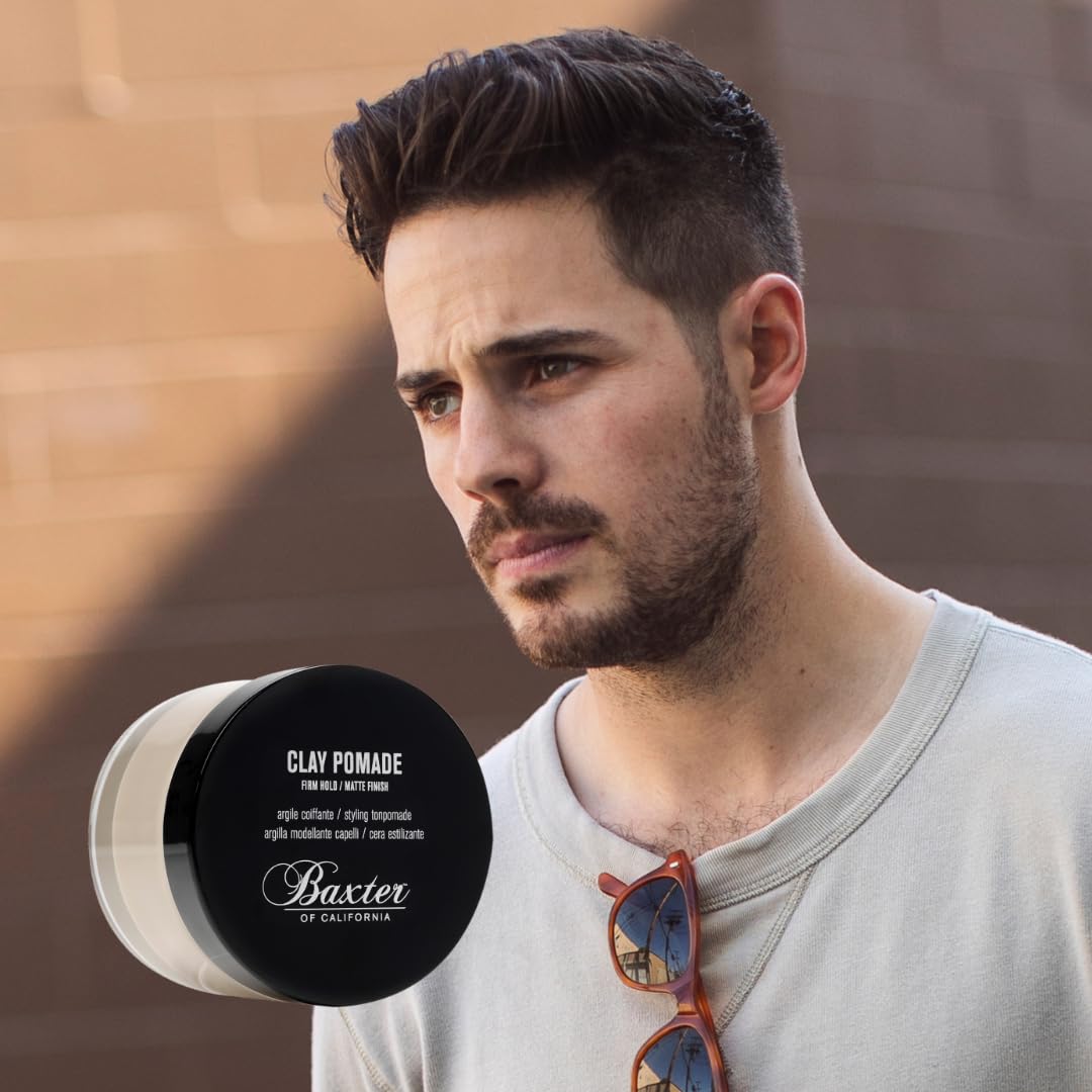 Baxter of California Clay Pomade Firm Hold / Matte Finish Hair Pomade for Men and Women, Perfect for Texturizing Straight or Wavy Hair - 2 Ounces Beauty & Personal Care Baxter of California