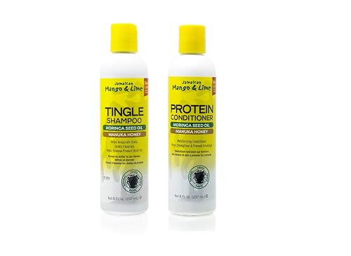 Jamaican Mango & Lime Love Your Locs Tingle Shampoo & Protein Conditioner - Strengthening Hair Care for Locs, Braids & Natural Hair Growth (Shampoo Beauty & Personal Care Jamaican Mango & Lime