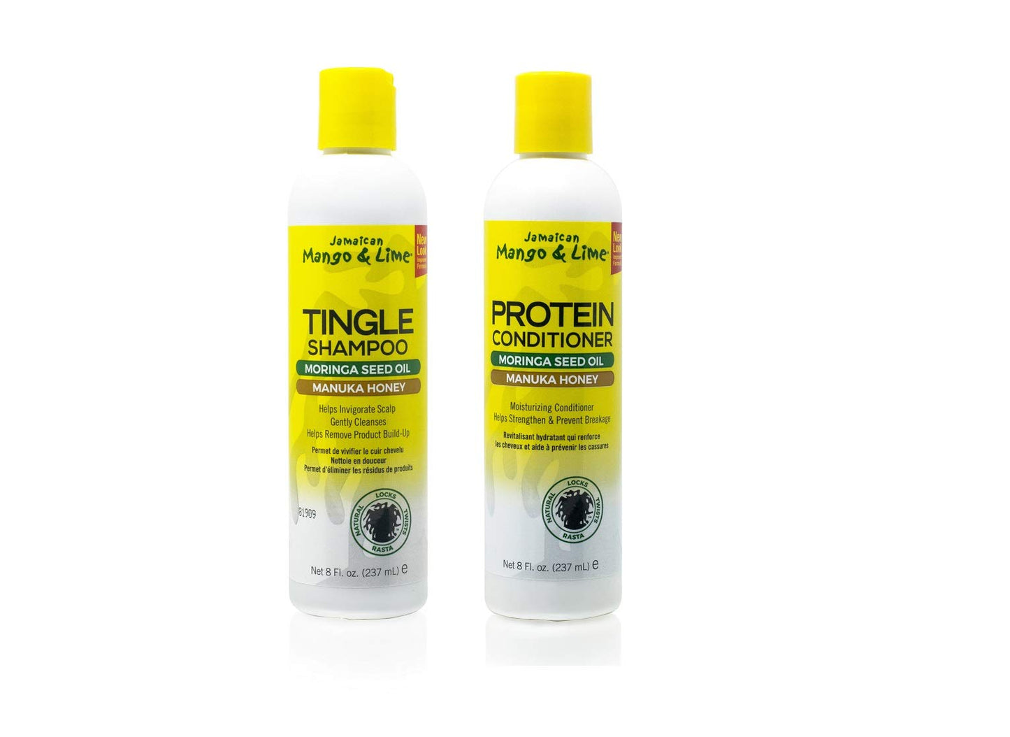 Jamaican Mango & Lime Love Your Locs Tingle Shampoo & Protein Conditioner - Strengthening Hair Care for Locs, Braids & Natural Hair Growth (Shampoo Beauty & Personal Care Jamaican Mango & Lime