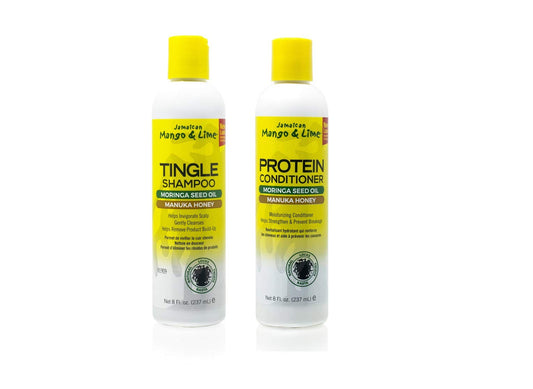 Jamaican Mango & Lime Love Your Locs Tingle Shampoo & Protein Conditioner - Strengthening Hair Care for Locs, Braids & Natural Hair Growth (Shampoo Beauty & Personal Care Jamaican Mango & Lime