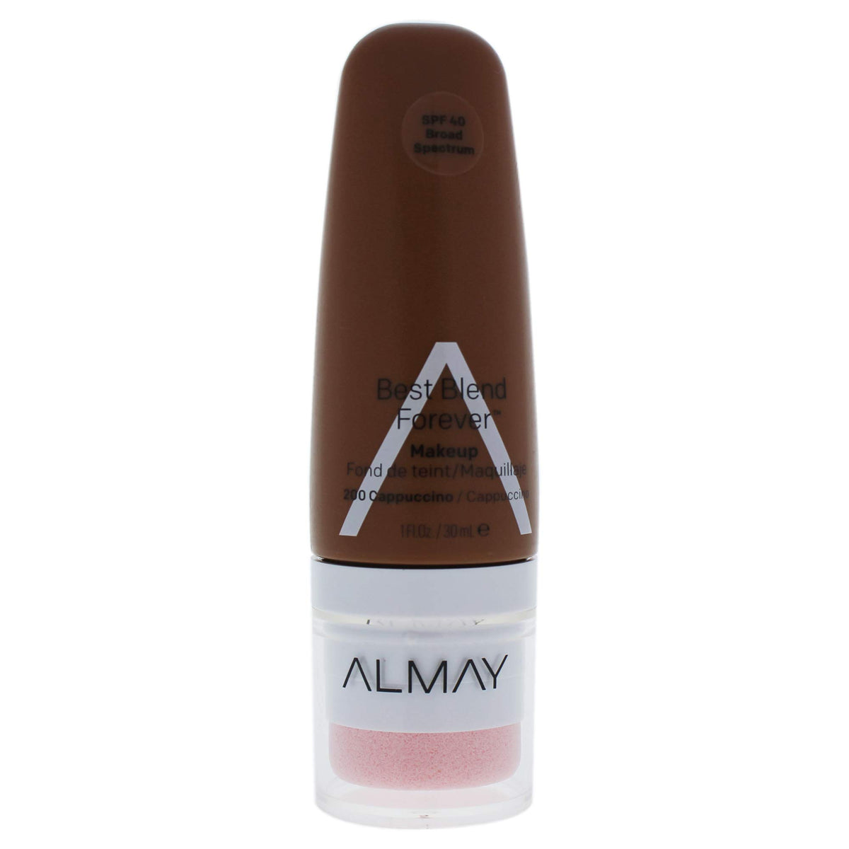 Almay Best Blend Forever Foundation, Cappuccino, 1 fl. oz., SPF 40 Broad Spectrum