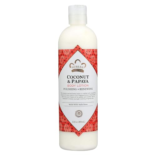 Nubian Heritage Lotion Coconut & Papaya 13 Fz12 Beauty & Personal Care Nubian Heritage