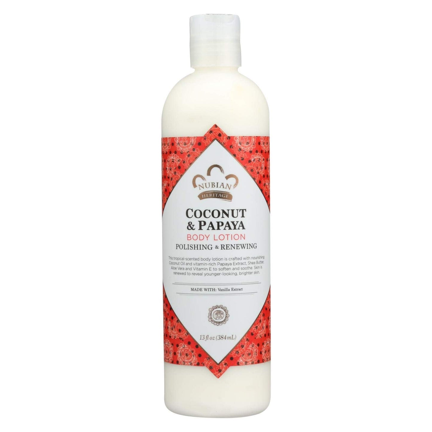 Nubian Heritage Lotion Coconut & Papaya 13 Fz12 Beauty & Personal Care Nubian Heritage