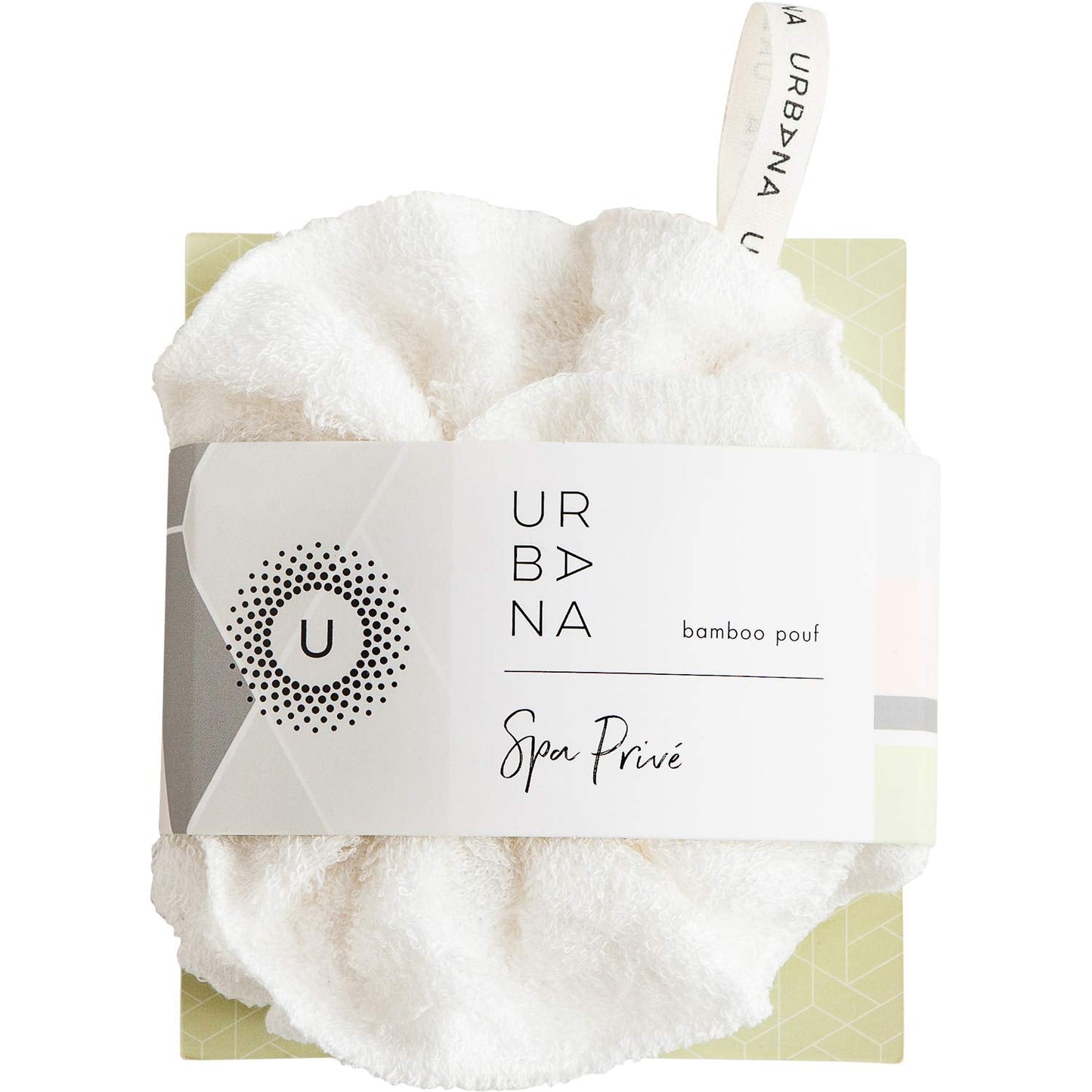 Urbana Spa Prive Home Spa Collection, Bath & Shower Pouf Beauty and Personal Care Urbana