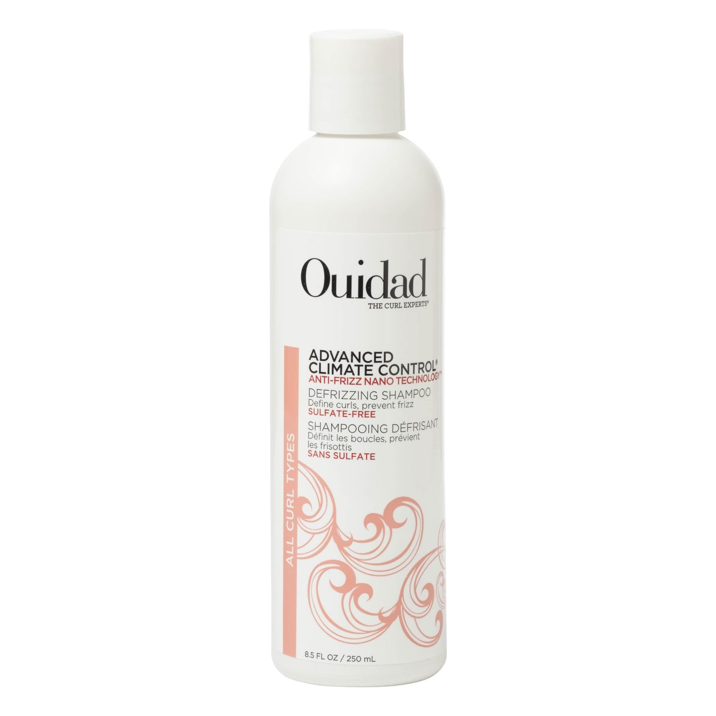 Ouidad Advanced Climate Control Defrizzing Shampoo - 8.5 fl oz, Curl Defining Hair Shampoo, Anti-Frizz Nano Technology, Sulfate-free and Safe Beauty & Personal Care Ouidad