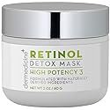 Retinol Detox High Potency Mask Blend for Face | Natural & Organic Botanical Plant Extracts | Clarifying & Soothing for Skin that Looks Clearer, Feels Beauty & Personal Care Dermedicine
