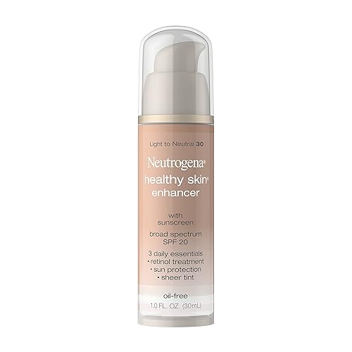 Neutrogena Healthy Skin Enhancer Sheer Face Tint with Retinol & Broad Spectrum SPF 20 Sunscreen for Younger Looking Skin, 3-in-1 Daily Enhancer Beauty & Personal Care Neutrogena