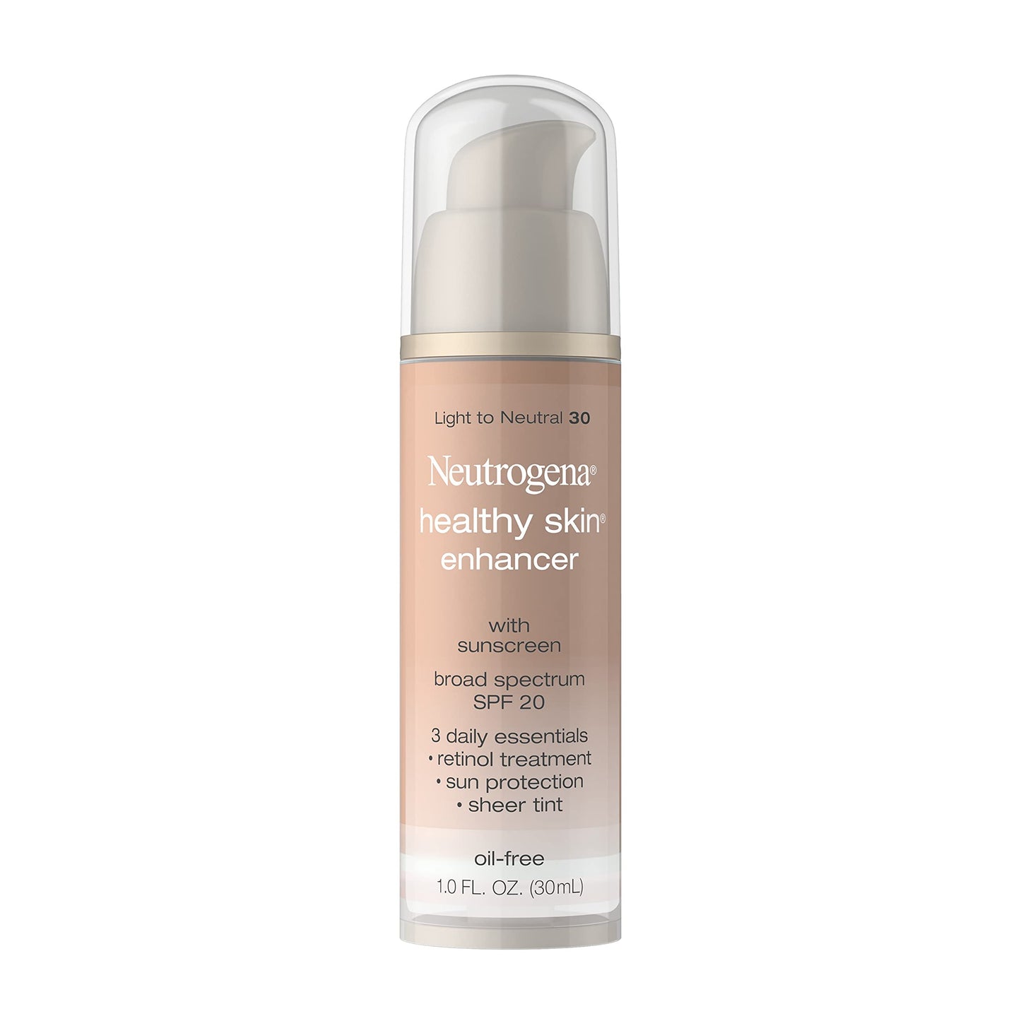 Neutrogena Healthy Skin Enhancer Sheer Face Tint with Retinol & Broad Spectrum SPF 20 Sunscreen for Younger Looking Skin, 3-in-1 Daily Enhancer Beauty & Personal Care Neutrogena