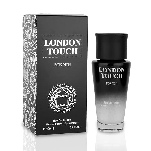 META-BOSEM London Touch, Men's Cologne Eau de Toilette Natural Spray - Clean Fresh Scents - Floral and Citrusy Notes - Great Holiday Gift - for All Beauty & Personal Care META-BOSEM