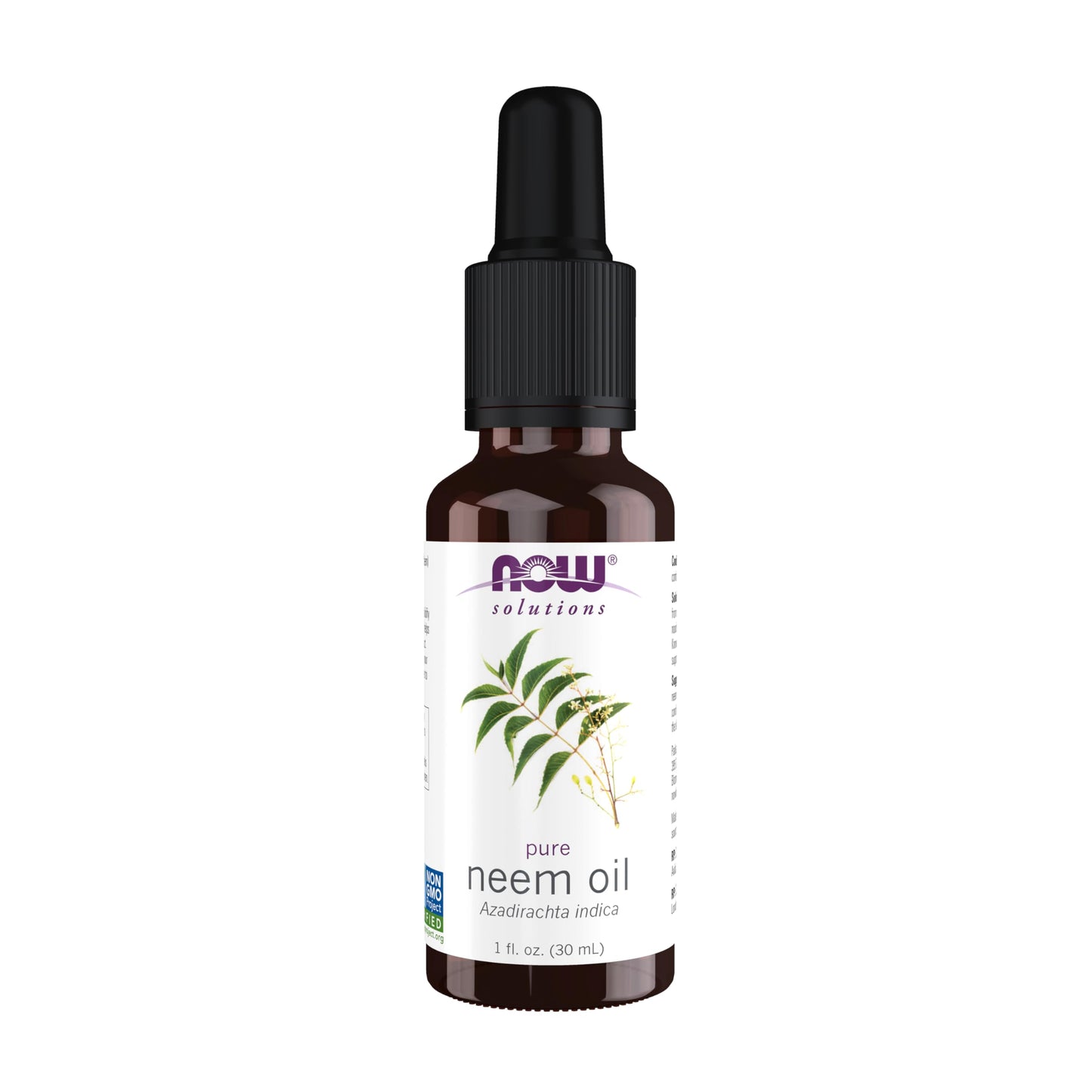 NOW Foods Solutions, Neem Oil, 100% Pure, Made From Azadirachta Indica (Neem) Seed Oil, Natural Relief from Irritation and Other Skin Issues, 1-Ounce Beauty & Personal Care NOW Foods