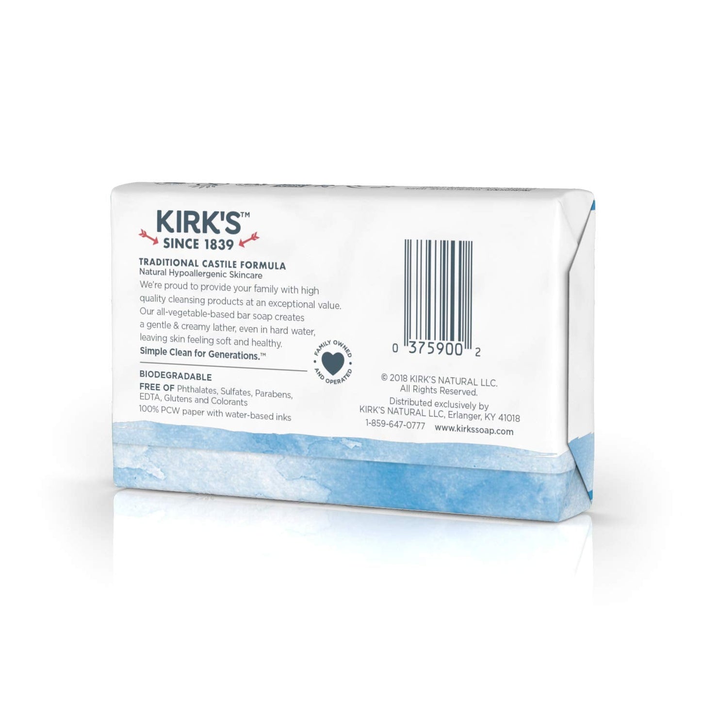Kirk's Fresh Scent Gentle Castile Soap Beauty & Personal Care Kirk's