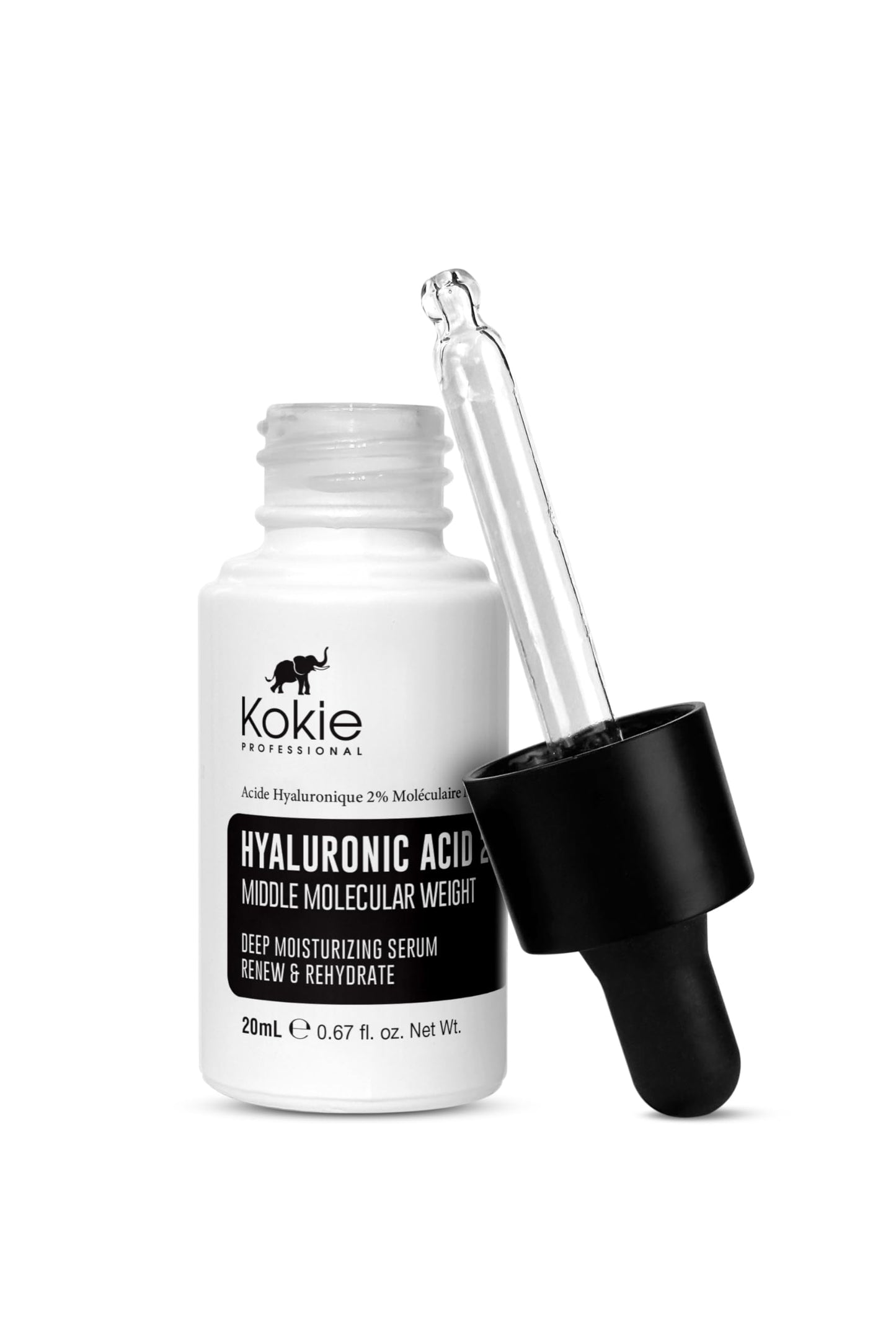Kokie Hyaluronic Acid 2% Middle Molecular Weight Serum Beauty & Personal Care Kokie