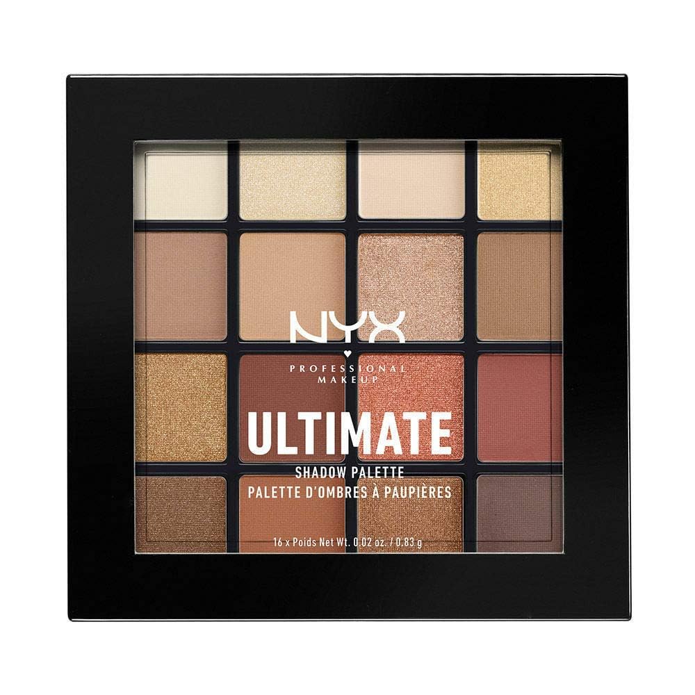 NYX PROFESSIONAL MAKEUP Ultimate Shadow Palette, Eyeshadow Palette - Warm Neutrals Beauty & Personal Care NYX PROFESSIONAL MAKEUP