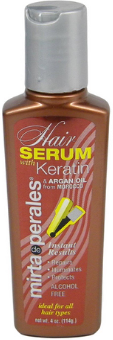 Mirta De Perales Hair Serum with Keratin & Argan Oil 4 Oz. 2-PACK Beauty & Personal Care Mirta De Perales
