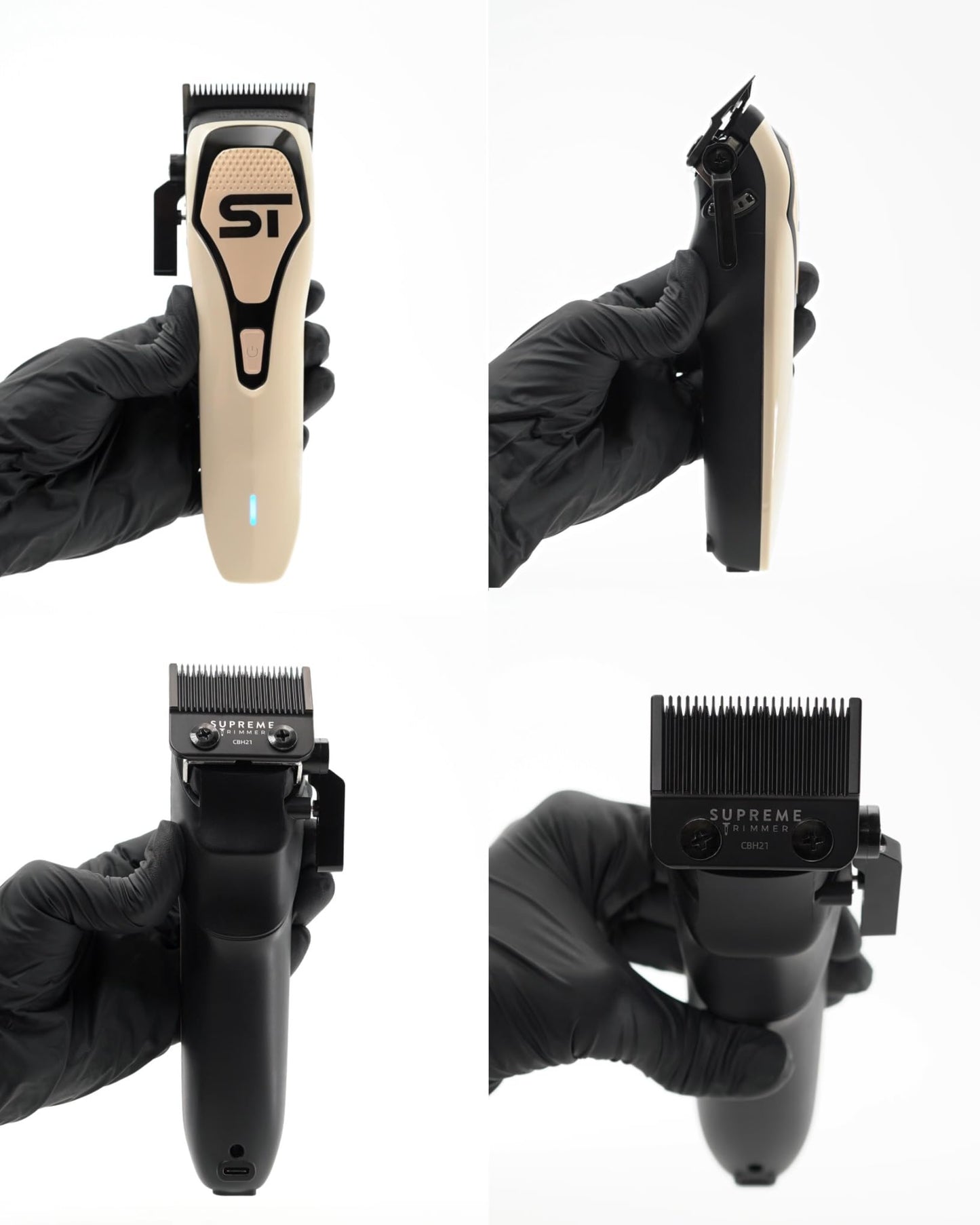 Supreme Trimmer Darkstar 72 Clipper with Magnetic Vector Motor - 180 Min Run Time, 9000 RPM Barber Hair Clipper - Low Noise, Professional Clipper DLC Beauty and Personal Care Supreme Trimmer