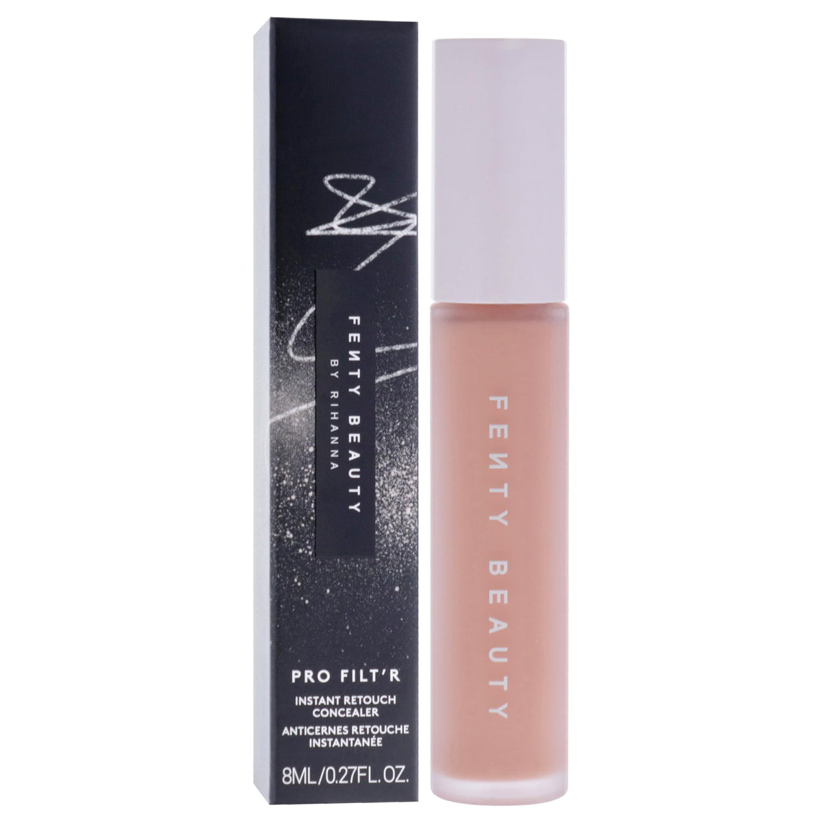 Pro Filtr Instant Retouch Concealer - 270 Medium With Cool Peach Undertone by Fenty Beauty for Women - 0.27 oz Concealer
