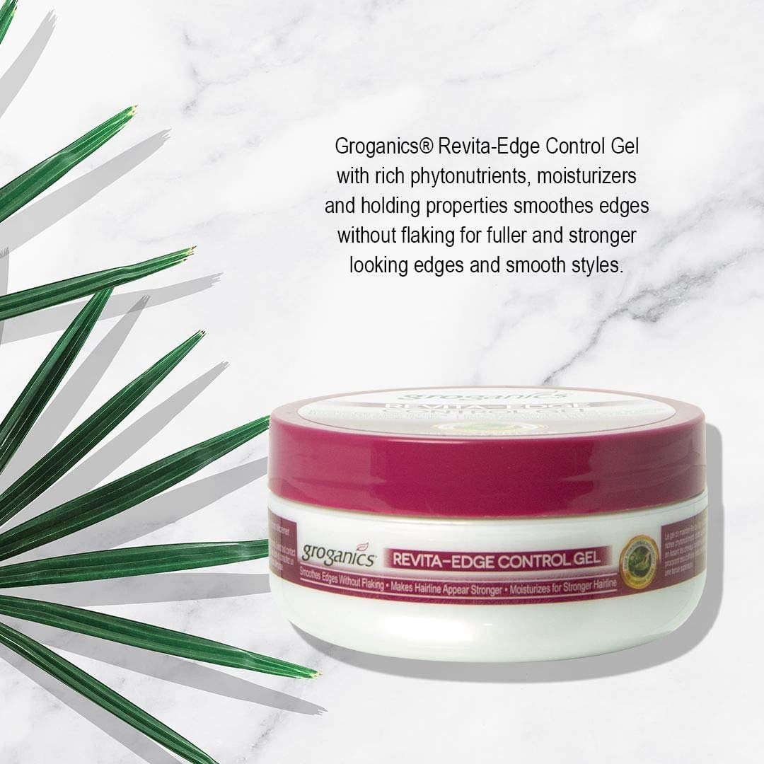 Groganics Revita-Edge Control Gel 4 oz Beauty & Personal Care Groganics