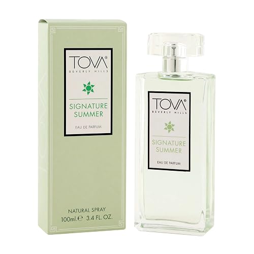Tova Signature Summer Eau de Parfum - Floral Citrus Perfume for Women - Bergamot Jasmine Musk - Crafted in France & Cruelty-Free - 3.4 fl oz Beauty & Personal Care Tova