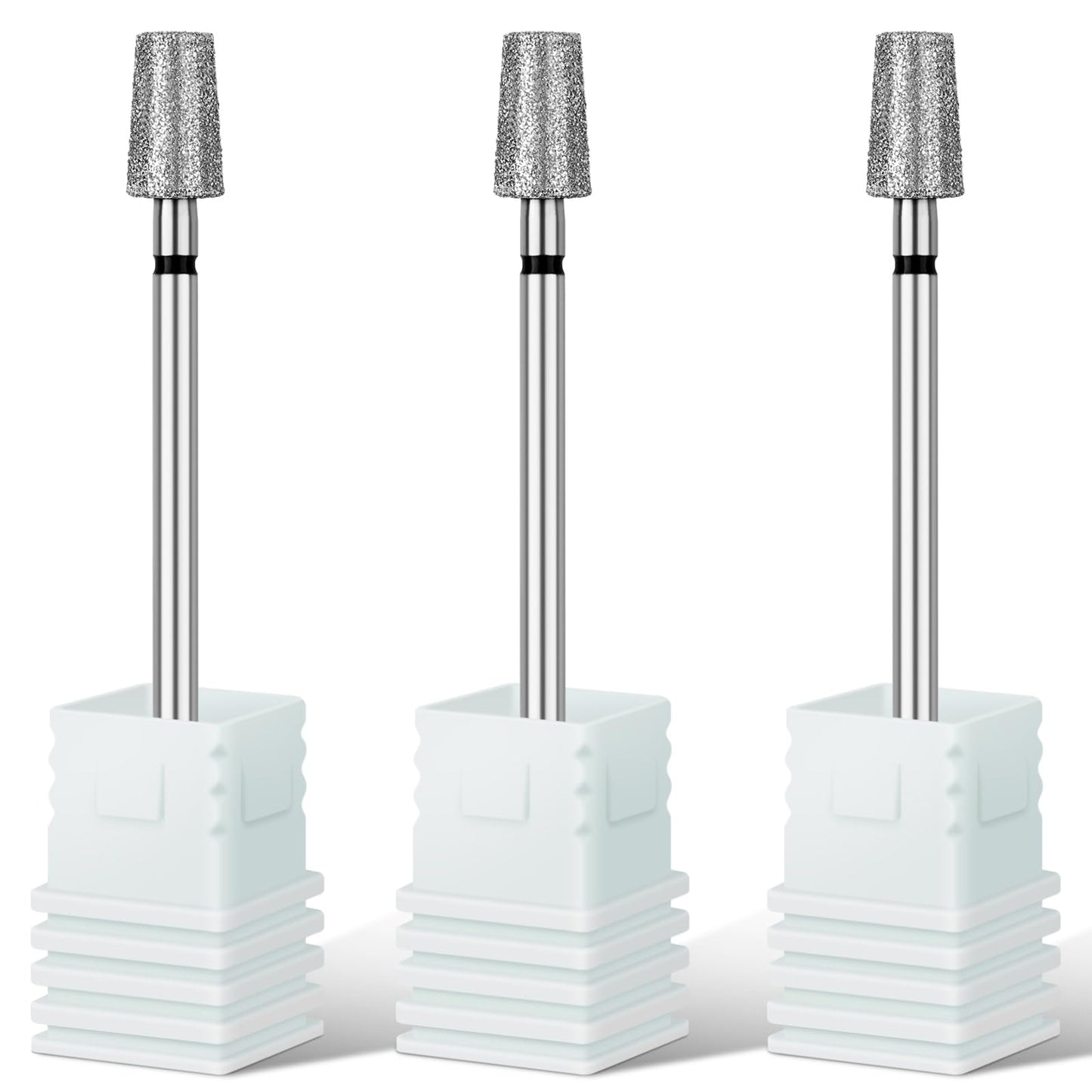 Rolybag Cuticle Nail Drill Bits Tapered Barrel Cuticle Drill Bit for Nail Diamond Drill Bits 3/32” Professional Safety Cuticle Clean Drill Beauty & Personal Care Rolybag