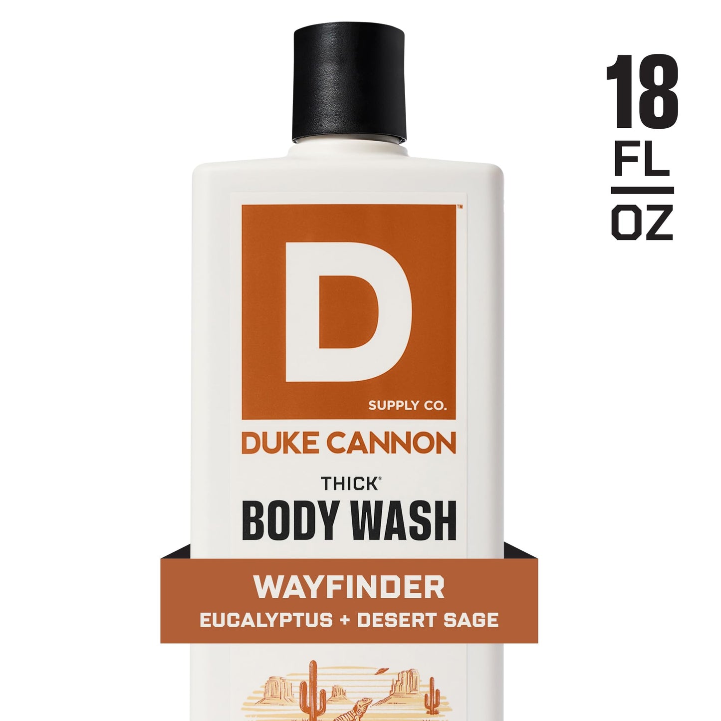Duke Cannon Supply Co. Thick High Viscosity Body Wash - 3X Thicker, Cleansing Shower and Bath Gel, Mineral-Enriched for Men - Shower Gel - Men’s Body Beauty & Personal Care Duke Cannon Supply Co.