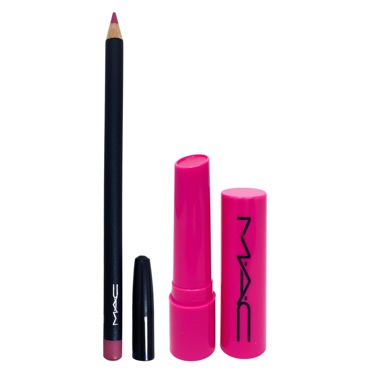 MAC M·A·C Cosmetics Holiday Exclusive Anything's Glossible Squirt Plumping Gloss Stick and Lip Pencil Duo Set - Edge to Edge/Amped