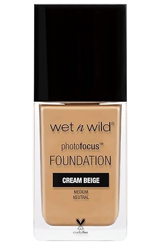 wet n wild Photo Focus Matte Liquid Foundation Cream Beige, Vegan & Cruelty-Free Beauty & Personal Care wet n wild