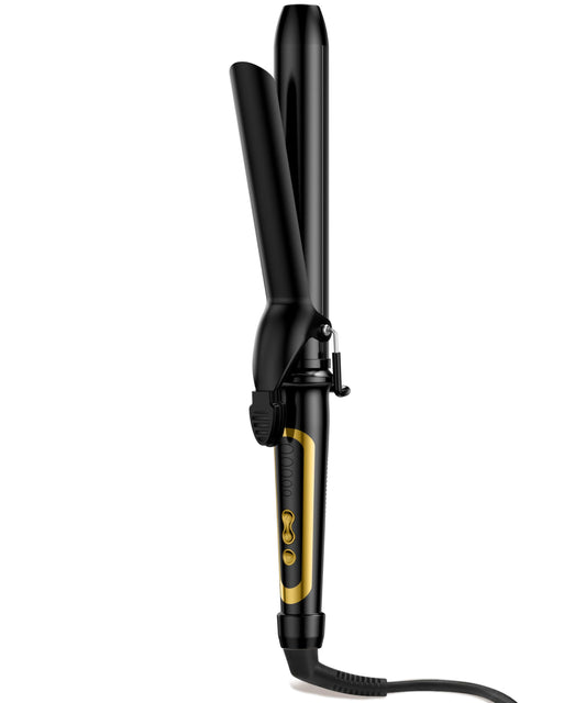 LANVIER 1.25 Inch Long Barrel Curling Iron, 1 1/4 Inch Extended Curling Iron for Medium, Long & Thick Hair, Tourmaline Ceramic Hair Curler, 5 Heat Beauty and Personal Care LANVIER Default Title