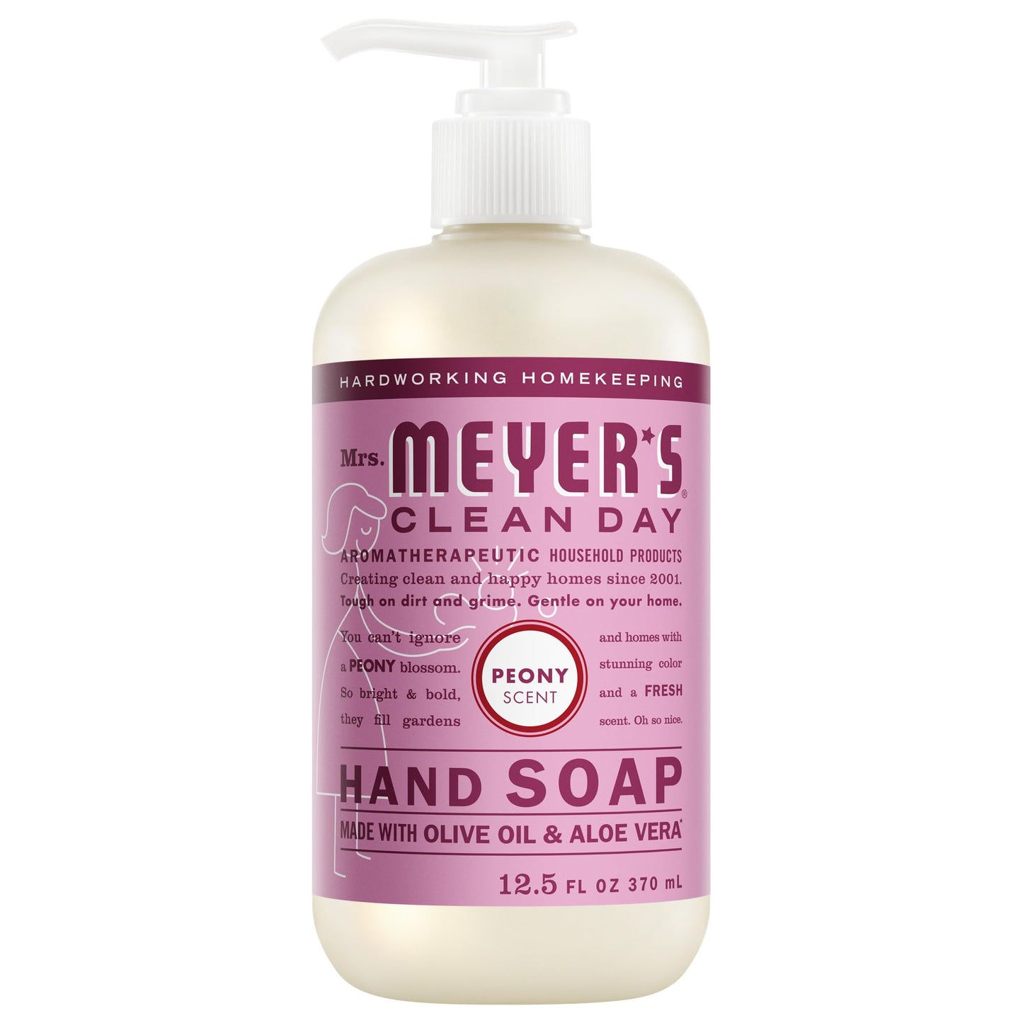 MRS. MEYER'S CLEAN DAY Hand Soap, Peony Scent, 12.5 Fl Oz Bottle Beauty & Personal Care Mrs. MEYER'S