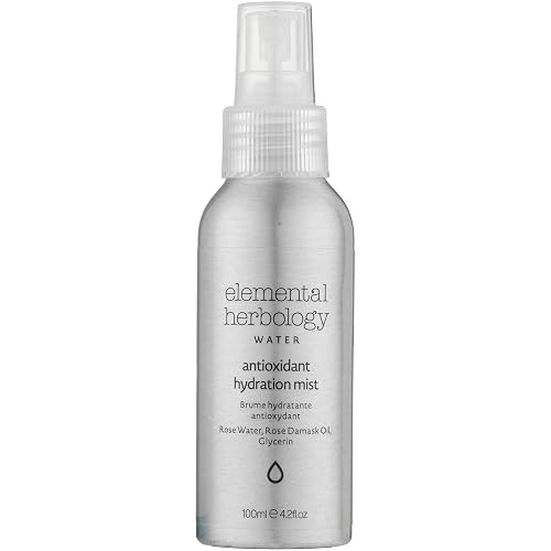 Elemental Herbology Antioxidant Toning Mist 4.2 fl oz - Hydrating & Soothing Facial Spray with Rose Damask Flower Water, Rose Oil & Glycerin - Calms Beauty & Personal Care Elemental Herbology