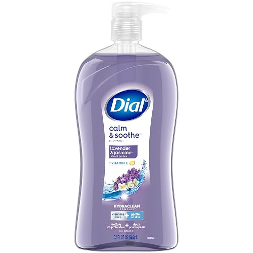 Dial Body Wash, Calm & Soothe Lavender & Jasmine Scent, 32 fl oz Beauty & Personal Care Dial