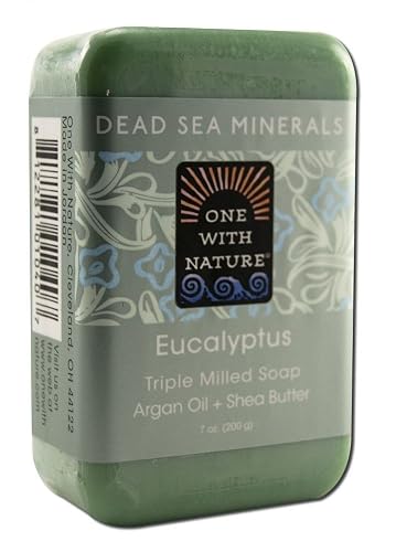 One With Nature Dead Sea Minerals Bar Soap Eucalyptus - 7 oz Beauty & Personal Care One With Nature