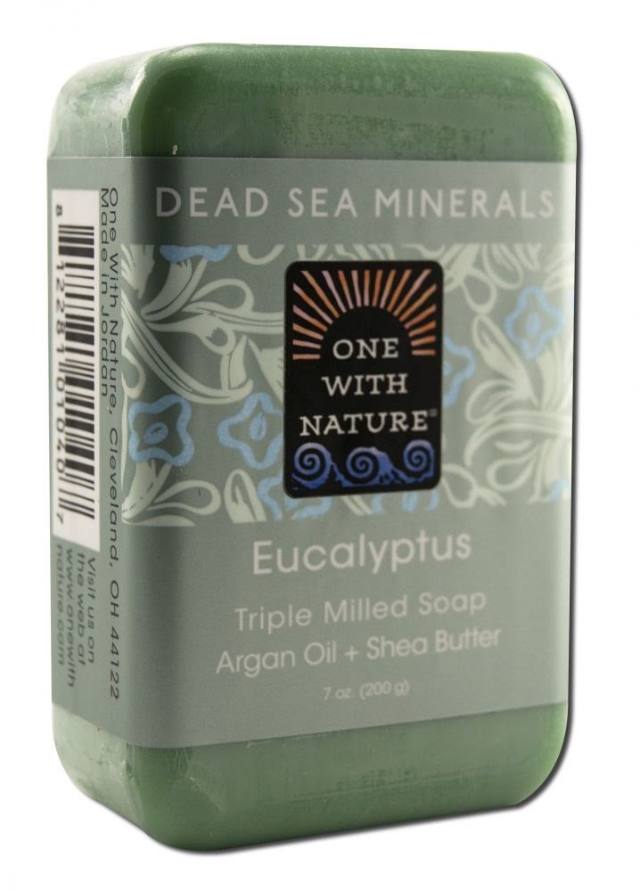 One With Nature Dead Sea Minerals Bar Soap Eucalyptus - 7 oz Beauty & Personal Care One With Nature