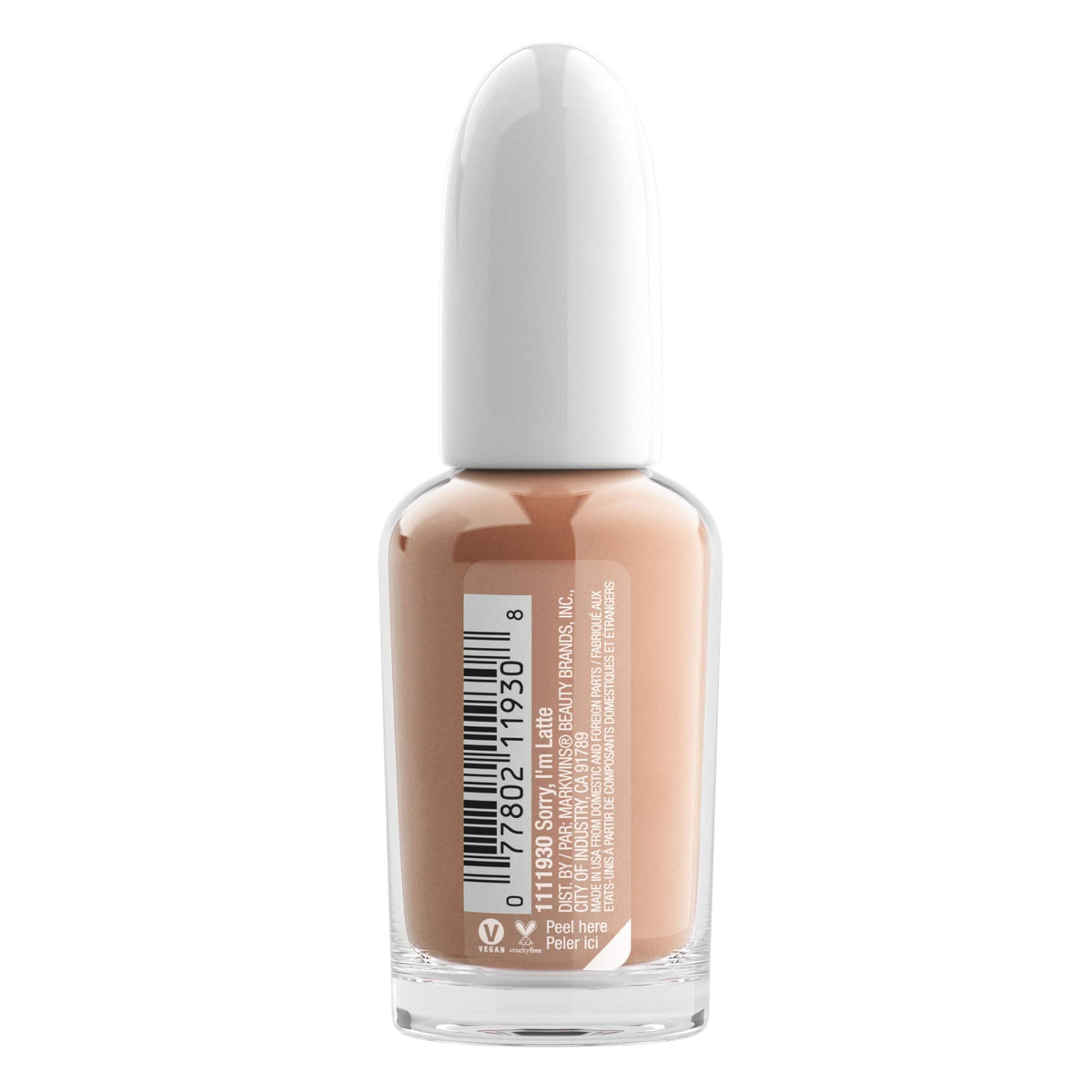 wet n wild Fast Dry AF Nail Polish, Quick 40 Second Dry Time, Long Lasting High-Shine - Sorry, I'm Latte Beauty & Personal Care wet n wild