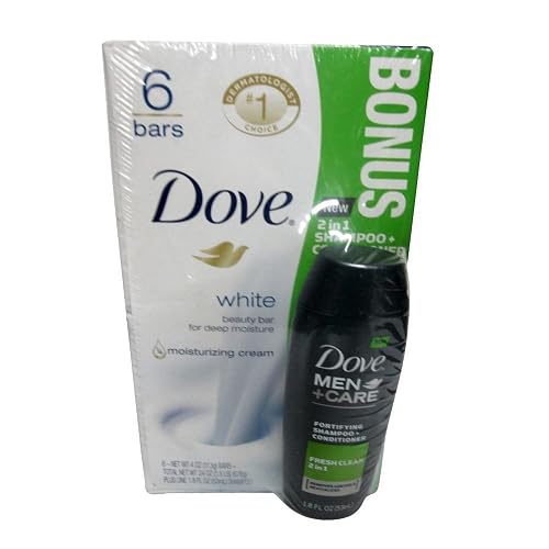 Dove Beauty Bar White 4 oz, 6 Bar (Pack of 2) Beauty & Personal Care Dove