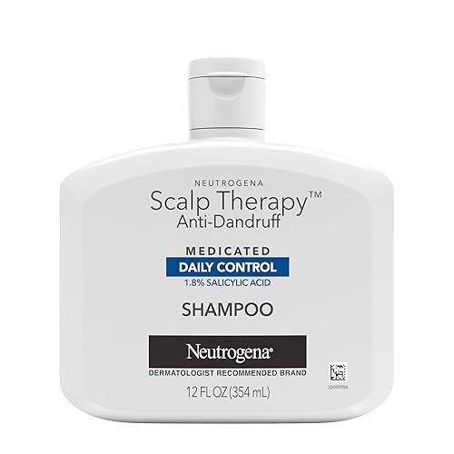Neutrogena Scalp Therapy Anti-Dandruff Shampoo Daily Control, 1.8% salicylic acid, with fragrance of warm vanilla & toasted coconut notes, 12 fl oz Beauty & Personal Care Neutrogena