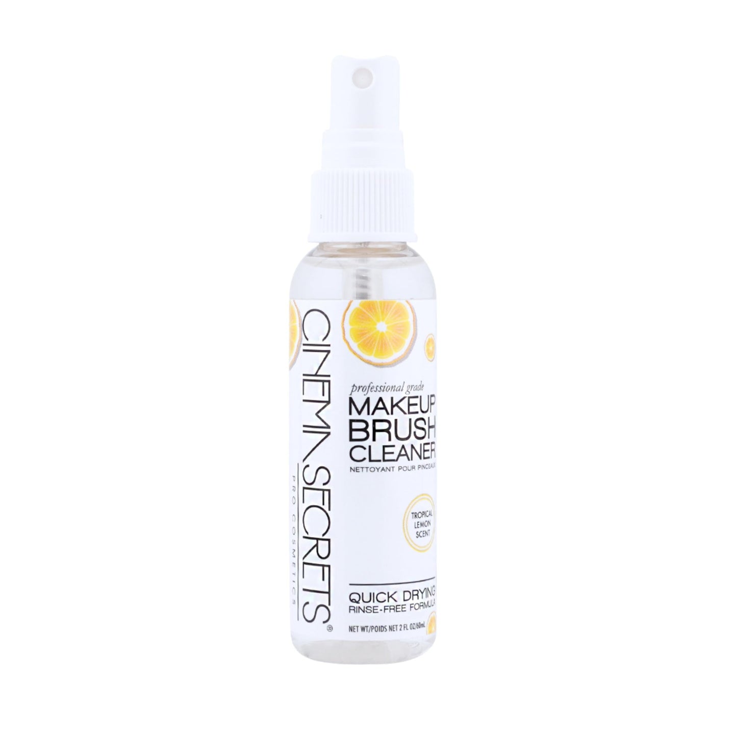 Cinema Secrets Original Makeup Brush Cleaner Spray - Professional Cleanser for Makeup Brushes - Quick-Drying, Rinse-Free Formula - Removes Stubborn Beauty & Personal Care CINEMA SECRETS
