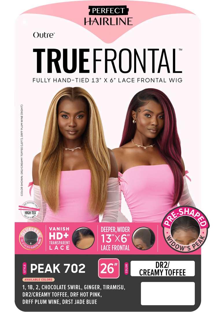 Outre Lace Front Wig - Perfect Hair Line 13X6 - True Frontal - Peak 702 (TIRAMISU)