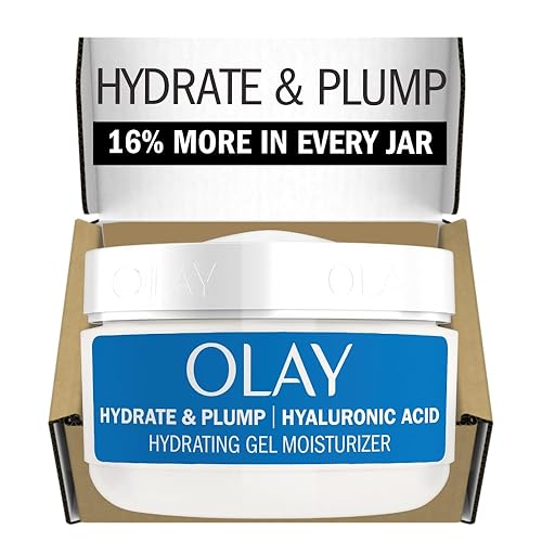 Olay Hyaluronic Acid Face Mousturizer, Plump & Hydrate, Fragrance-Free - Hydrating Gel for Dry Skin Retain & Replenish Moisture, with Niacinamide Beauty & Personal Care Olay