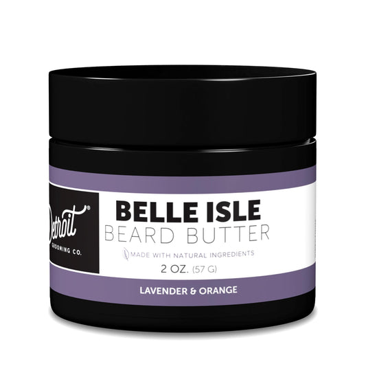 Detroit Grooming Co. Beard Butter for Men | Softens, Thickens & Hydrates with Safflower Oil & Shea Butter | Belle Isle Scent, 2oz Beauty & Personal Care Detroit Grooming Co.
