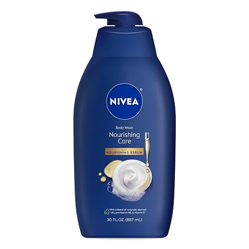 NIVEA Nourishing Care Body Wash with Nourishing Serum, Moisturizing Body Wash for Women, Enriched with Provitamin B5 and Vitamin E, 30 Fl Oz Bottle Beauty & Personal Care NIVEA