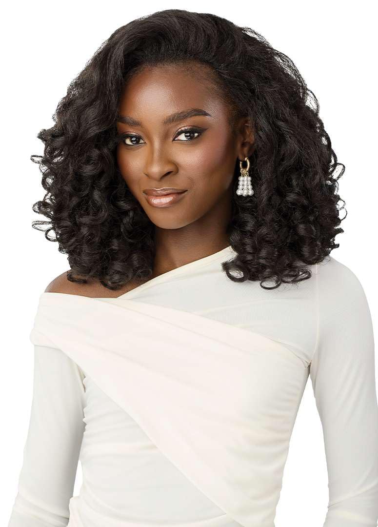 Outre Quick Weave Synthetic Half Wig - Tashira (DR4/MUSHROOM BLONDE)