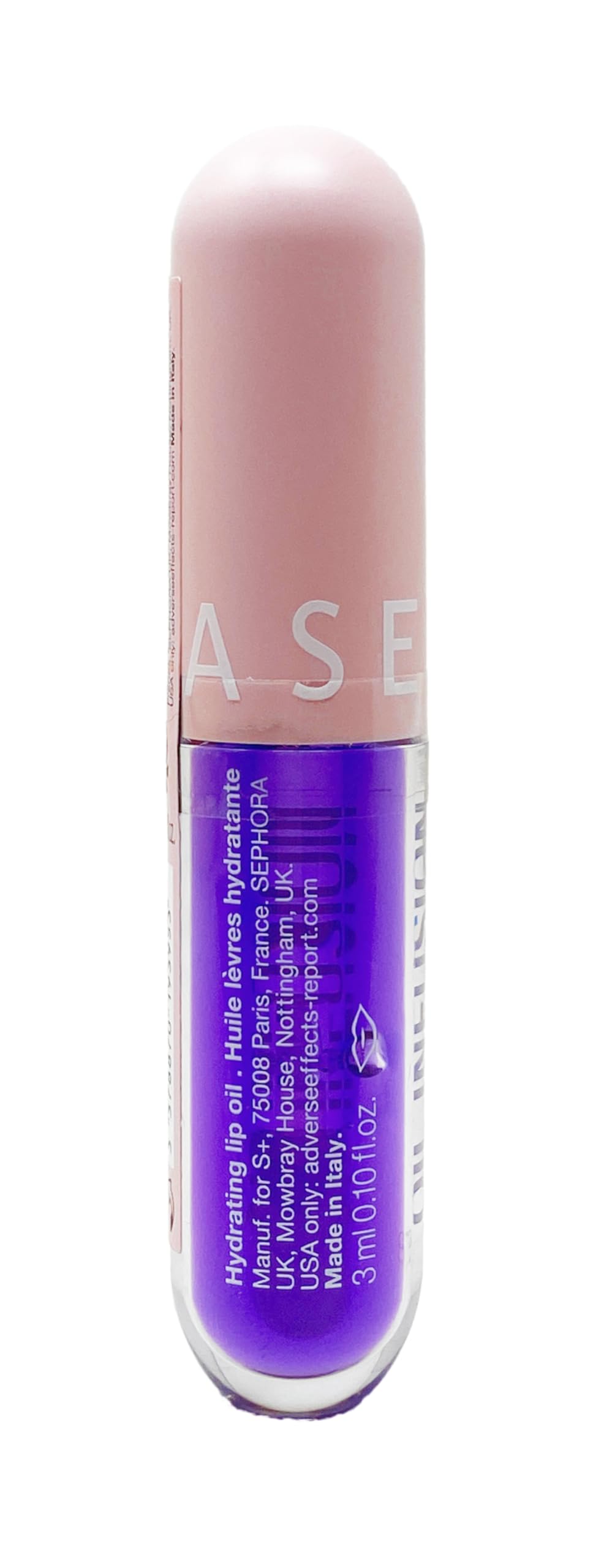 SEPHORA COLLECTION Oil Infusion Hydrating Lip Oil - Blackberry (sheer purple) 0.10 oz/3 ml Beauty & Personal Care SEPHORA