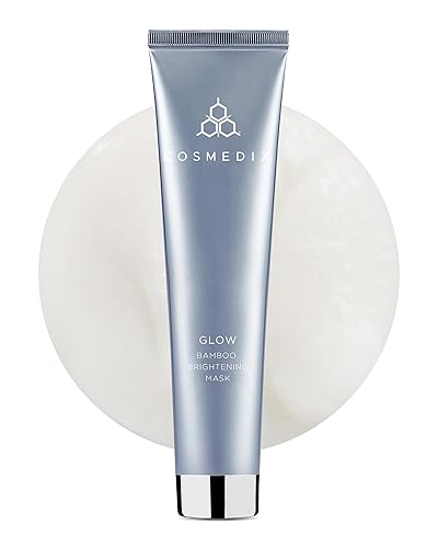 COSMEDIX Glow Bamboo Brightening Facial Mask - PM Exfoliating Facial Scrub for Tired, Dull & Uneven Skin - Anti-Aging Gentle Night Face Exfoliator Beauty & Personal Care COSMEDIX