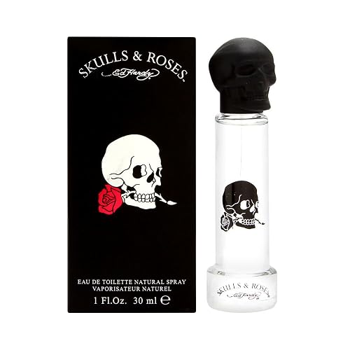 ED HARDY Skulls & Roses Eau de Toilette Spray for Men, 1.0 Ounce Beauty & Personal Care ED HARDY