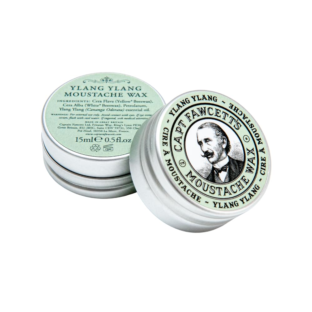 Captain Fawcetts Moustache Wax - Ylang Ylang (16ml) Beauty & Personal Care CAPTAIN FAWCETT