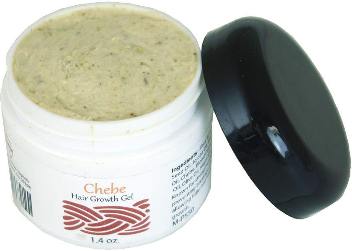 African Chebe Hair Growth Gel [Pack of 2 - Cream - 1.4 oz.] Beauty & Personal Care Cultural Exchange