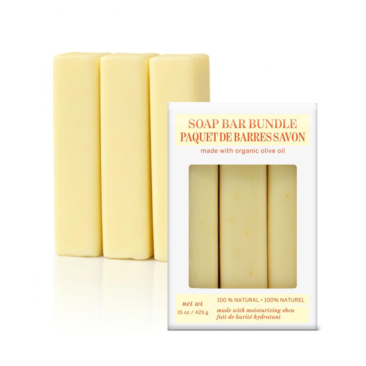 Olivia Care Moisturizing Bar Soap Pack by 100% Natural & Organic Infused with Verbena, Shea Butter & Turmeric Deep Clean, Refreshing, Moisturizing Beauty & Personal Care Olivia Care