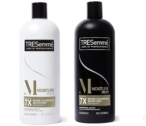 Tresemme Shampoo and Conditioner Set Bundle, 28 Ounce, Moisture Rich Beauty & Personal Care TRESemmé