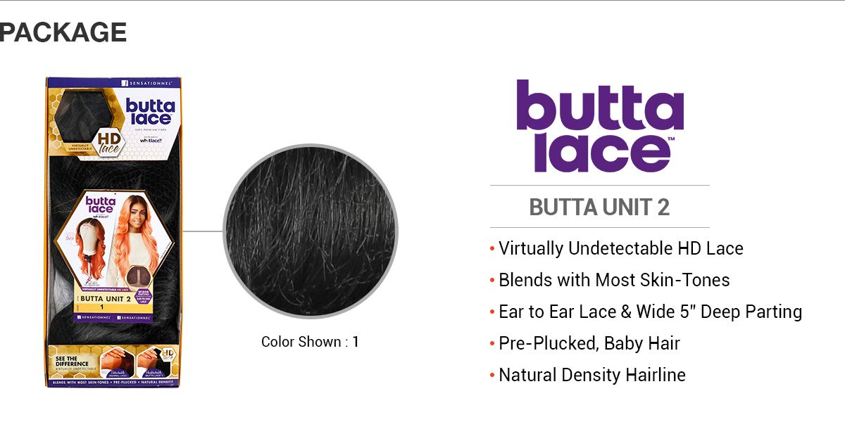 Sensationnel Butta LaceWig-Unit 2, MP/GOLD