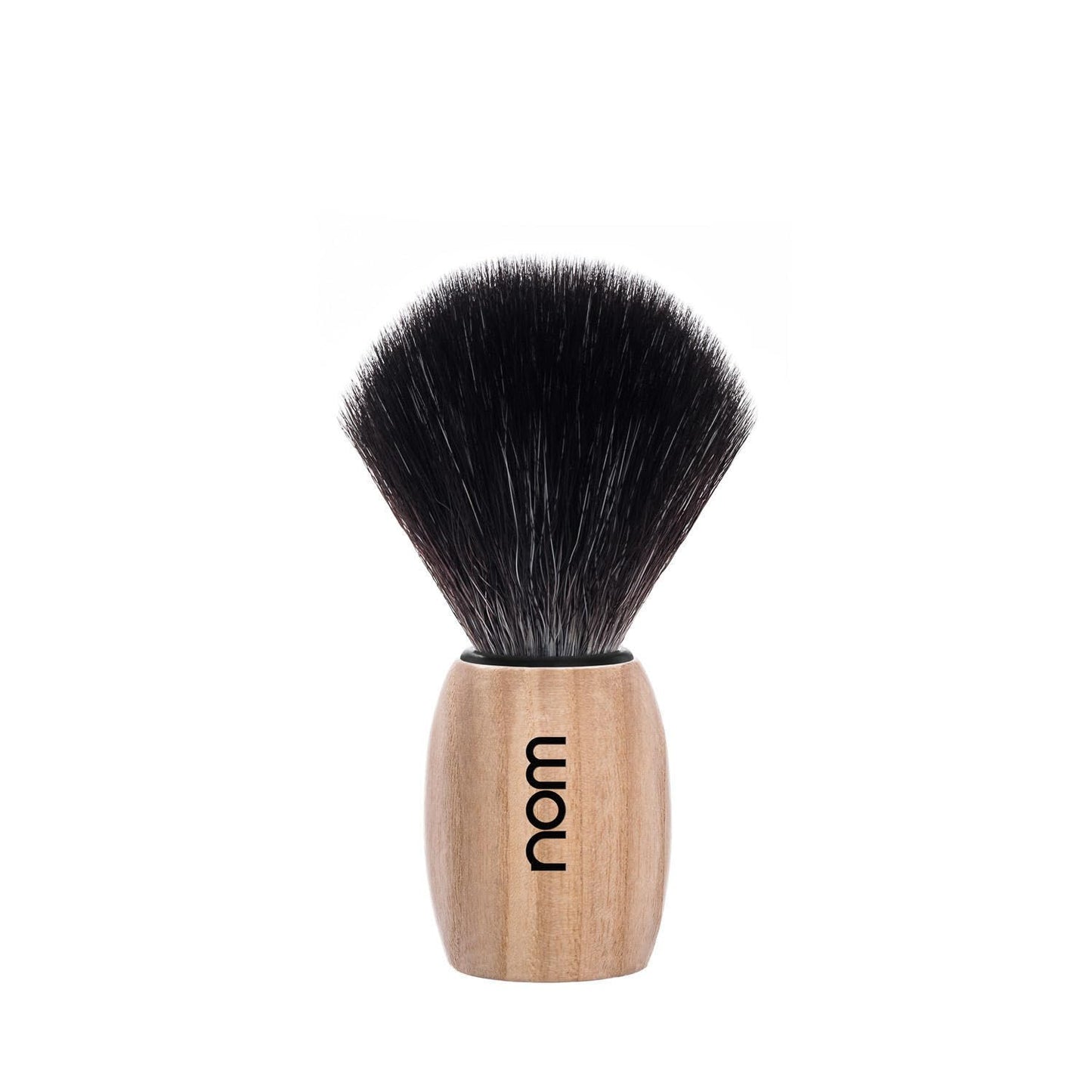 NOM Ole Shaving Brush - Vegan Shave Brush for Shaving soaps and creams - sustainable eco-friendly and reusable - Exfoliating Shaving Brush - Pure Ash Beauty and Personal Care MÜHLE